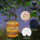 Solar Lanterns Outdoor Hanging Lights Rattan Bamboo Solar Light Waterproof with Twine Handle Garden Decorative Table Lamp for Yard Tabletop Patio Tree Pathway Home Decoration by GreenHaven Gardens