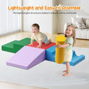 Lischwert Foam Climbing Blocks for Toddlers 1-3, 8pcs Soft Play Set with Crawling Exploration Toys, Indoor Outdoor Infant Safe Blocks for Baby Gym Toddler Playground by TinyTreasures Baby Boutique