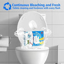 USKICH Toilet Bowl Cleaner 40 PACK, Household Automatic Toilet Bowl Cleaners with Bleach, Bathroom Toilet Tank Cleaners Tablets with Sustained-Release Technology for Deodorizing & Descaling by CozyNest Decor