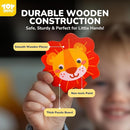 TOY Life Wooden Puzzles for Toddlers 2-4, Toddler Montessori Toys for 1 2 3 Year Old Boys Girls, Animals Wood Jigsaw Puzzles, Educational Learning Toy Kids Puzzle, Best Gifts for Baby Age 1-3 2-4 by TinyTreasures Baby Boutique
