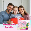 64 Pcs Magnetic Blocks-Princess Castle Collection World,Magnetic Building Blocks for 3+ Year Old Boys & Girls, Creative STEM Sensory Toys,Christmas Birthday Gifts for Kids Ages 3-8 by TinyTreasures Baby Boutique
