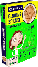 Einstein’s Glow in Dark Science Kit for Kids. STEM for Boys & Girls Aged 8 and Above. 18 Exciting Experiments Inside. Detailed Picture Guide Included. by TinyTreasures Baby Boutique