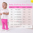 Newborn Toddler Baby Girl Pants Leggings Ribbed Straight Flare Infant Girl Pants Leggings Bell Bottoms 5 Packs by TinyTreasures Baby Boutique
