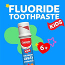 Colgate Kids Toothpaste Pump with Fluoride for Cavity Protection, Ages 6+, ADA Accepted, Bubble Fruit, 4.4 Ounce, 6 Pack by CozyNest Decor