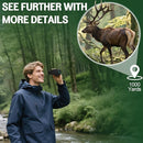 12x32 Compact Binoculars for Adults Kids - Aurosports Small Binoculars for Birdwatching - High Power Easy Focus Lightweight Binocular for Traveling Hunting Cruise Ship Hiking by TinyTreasures Baby Boutique