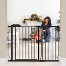 HOOEN Wide Baby Gates for Doorway Stairs 30" Tall 43.5 to 48 Inch Wide Indoor Child Gate for Kid or Pet Dogs Walk Through Pressure Mounted Baby Dog Gate by TinyTreasures Baby Boutique