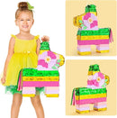 WERNNSAI Hawaiian Donkey Piñata - Rainbow Donkey Pinata for Summer Party Supply Cinco De Mayo Luau Carnivals Favor Mexican Fiesta Party Decorations with Blindfold&Bat by TinyTreasures Baby Boutique