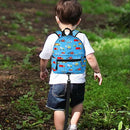 Accmor Toddler Backpack with Leash, Baby Backpacks with Anti Lost Wrist Link, Cute Mini Kids Backpack Leash Walking Harness for Travel, Small Excavator Backpack Tether for Boys Girls 1-3 (Light Blue) by TinyTreasures Baby Boutique