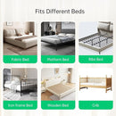 Folding Bed Rail for Toddlers,Baby Bed Rail Guard with Reinforced Anchor Safety System,Fit Bunk,Full Size,Queen,King,Twin(White,43"x23.6") by TinyTreasures Baby Boutique