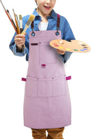 Kids Art Aprons for Painting, Gardening, Cooking, Multiple Pockets, Kids Smock for Boys & Girls, Waterproof (Age6-12) by TinyTreasures Baby Boutique