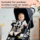 Black and White High Contrast Baby Toys - Sensory Infant Hanging Carseat & Stroller Toy for Newborns 0-6,6-12Months Perfect Easter Birthday & Baby Shower for Babies Boys Girls by TinyTreasures Baby Boutique