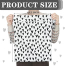 Shappy 2 Pcs Large Travel Laundry Bag Washable Waterproof Wet Dry Large Dirty Clothes Bag Bathing Workout(Solid Gray, Heart) by TinyTreasures Baby Boutique