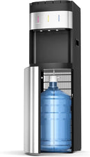 Euhomy Bottom Loading Water Cooler for 5 Gallons, 3 Temperature Settings-Cold/Hot/Warm, Child Safety Lock, Water Dispenser for Apartments, Schools, Companies, Black+Sliver by CozyNest Decor