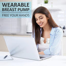 Wearable Breast Pump, Hands Free Breast Pump, Portable Electric Pump with LED Display, Ultra-Quiet and Pain Free- 4 Modes & 12 Levels, 24mm Flange, 2 PackPack by TinyTreasures Baby Boutique