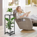 Plant Stand Indoor Outdoor, Wrought Iron Plant Stands 2 Tier Heavy Duty Metal Pedestal Stand Decorative Flower Stand for Patio Garden Deck Living Room by GreenHaven Gardens