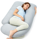 Momcozy Pregnancy Pillows with Cooling Cover, U-Shaped Full Body Maternity Pillow for Side Sleepers 57 Inch - Support for Back, Hip, Belly, Legs for Pregnant Women by TinyTreasures Baby Boutique
