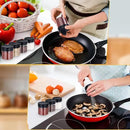 50 Pack 4.7 oz Plastic Spice Jars with Black Cap Empty Clear Plastic Spice Bottle Containers Reusable Seasoning Jars with Shaker Lids for Kitchen Storing and Dispensing Salt Powders by CozyNest Decor