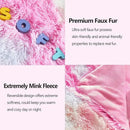 GONAAP Fuzzy Faux Fur Throw Blanket Queen Size Tie-dye Rainbow Super Soft Cozy Plush Fuzzy Shaggy Blanket for Couch Sofa Bed (Tie-dye Rainbow, Queen(90"x90")) by CozyNest Decor