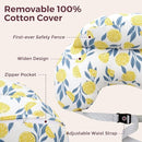 Momcozy Pioneering Safety Fence Nursing Pillow for Breastfeeding- Wider Feeding Pillows for More Support for Mom & Baby- Easier Nursing & Hand Free- Fit for All, Removable Cotton Cover by TinyTreasures Baby Boutique