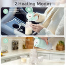 Portable Bottle Warmer for Travel, Dual Heating Modes for Breastmilk & Water, Portable Bottle Milk Warmer with Fast Heating & Long Battery Life, 10 Ounces Large Capacity (Green) by TinyTreasures Baby Boutique