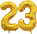GOER Number 23 Balloons for 23rd Birthday Party Decorations,42 Inch Jumbo Foil Helium 32 Balloons for 32nd Birthday Party Decoration (Gold) by TinyTreasures Baby Boutique