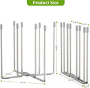 Retractable Bottle Drying Rack, Baby Bottle Drying Rack, Collapsible Cup Draining Rack, Reusable Storage Bag Dryer with Non-Slip Bottom - Stainless Steels by TinyTreasures Baby Boutique