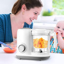 Baby Food Maker, 4 in 1 Baby Food Processor and Steamer, Puree Blender, Multifunctional Baby Puree Maker, Dishwasher Safe (White) by TinyTreasures Baby Boutique