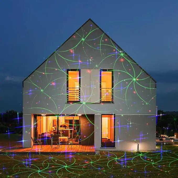 LedMall Mini House RGB Firefly with 32 Patterns Garden Laser Lights Projector, photo 6 of 9