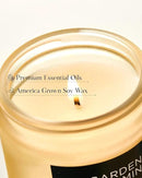 M&SENSE Gardenia Jasmine Scented Candle, 50 Hours Slow Burning Clean Non Toxic 7.05oz 2 Wicks Highly Scented Aromatherapy Candle for Housewarming Gifts, Long Lasting Fragrance for Bath & Office by CozyNest Decor