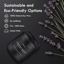 Scented Candles for Men | Lavender & Wood Candle - Candle for Men, Manly Candles for Home Scented, Man Gifts for Him/Friend, 7oz Black Jar by CozyNest Decor