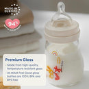 MAM Feel Good Glass Baby Bottle and Pacifier Bundle, Unisex, Slow Flow and Medium Flow, Premium 5oz and 9oz Glass, Easy Switch Between Breast to Bottle, MAM Perfect Night Pacifier 0+ Months, Glows in by TinyTreasures Baby Boutique