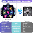 【Upgraded】KIZJORYA Dance Mat for Kids, Electronic Light-up Dance Pad with Wireless Bluetooth 5 Speeds 9 Levels, Dancing Mat for Toddlers Music Game Dance Toy for Girls Boys 3 4 5 6 7 8 9 10+ Year Old by TinyTreasures Baby Boutique