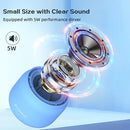 LENRUE Portable Bluetooth Speakers,Waterproof Wireless Speaker, Metal Small Speaker,5W Clear Crystal Sound,Long Playtime time, Colorful Light, Gift for Men and Women by TinyTreasures Baby Boutique