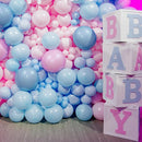 RUBFAC Pink Balloons 129pcs Light Pastel Pink Balloon Different Sizes 18 12 10 5 Inch for Garland Arch Birthday Party Baby Shower Gender Reveal Wedding Anniversary Easter Decoration by TinyTreasures Baby Boutique