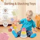 Baby Toys 6 to 18 Months, 8 in 1 Montessori Toy Set, Educational Learning Toy for Toddlers Babies Sensory Toys Newborn Infant Gifts for Boys & Girls by TinyTreasures Baby Boutique