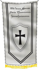 The Order of Brother of the German House of Saint Mary Jerusalem Teutonic Order 3x5" Flag Banner- Religious & Military Nature, Teutonic State in Prussia, Christian Humanitarian & Cultural Organization by GreenHaven Gardens