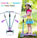 3 Wheel Scooter for Kids Ages 6-12,Kids Scooter with Light Up Wheels, Sturdy Deck Design, and 4 Height Adjustable Suitable for Kid Ages 3-12 by TinyTreasures Baby Boutique