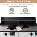 Royxen Laundry Countertop with 2-Tier Shelf Universal Fit, Washer and Dryer Countertop with Storage Space, Shelf Height 11.5 Inches, Solid Wood, Black by CozyNest Decor