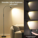 SUNMORY Adjustable LED Beam Floor Lamps for Living Room, Reading Lamp with Flexible Gooseneck, Dimmable Zoomable Spotlight, Work Light, Touch Control, Task Crafting Standing Lamp for Office Bedroom by TinyTreasures Baby Boutique