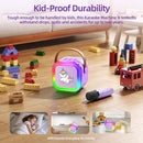Kinglucky Mini Karaoke Machine for Kids, 2025 TOP Birthday Gifts Ideas for 3-12 Year Old Girls, Christmas Party Gifts Kids' Personal Video Players Accessories with 2 Wireless Microphones - Purple by TinyTreasures Baby Boutique