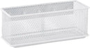6.29"x2.28"x2.48" Magnetic Basket for Whiteboard White Magnetic Basket for Fridge Magnetic Organizer Holder with 5 Strong Magnets Magnetic Holder for Refrigerator Locker by CozyNest Decor
