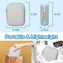 Baby Healthcare and Grooming Kit, 28 in 1 Portable Baby Essentials Kit Electric Nail Trimmer Set with Gas Relief Hair Brush Comb Nasal Aspirator for Newborn Boys Girls (Grey White) by TinyTreasures Baby Boutique