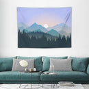 HZOHNAGO Mountain Tapestry Forest Mountain Sunrise Pattern Printed Wall Tapestry Wall Hanging for Bedroom Living Room Dorm 40" W x 30" H by CozyNest Decor