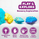 Tub Works® Tub Poppers™ Popping Kids & Toddler Bath Toys, 3 Pack | Push, Poke, Squish & Pop it Fidget Toys for The Bathtub | Irresistible Bubbles with Satisfying 'Pops' | Multi Sensory Kids Bath Toys by TinyTreasures Baby Boutique