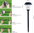 Solar Pathway Lights Outdoor 4 Pack, Upgraded 1000mAh Battery Up to 12Hrs, Solar Lights Outdoor Waterproof IP65, Warm White Landscape Light for Garden by GreenHaven Gardens