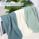 Hooyax Muslin Baby Lounger Cover, 100% Cotton Durable Newborn Lounger Cover, Soft and Breathable Infant Lounger Cover for Boys Girls, Covers Only (Blue-Green) by TinyTreasures Baby Boutique