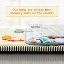 Baby Play Mat - Thicken 50x50 Inch Soft Foam Crawling Mat for Playpen & Floor, Non-Slip Waterproof Playmats for Infants & Toddlers, Portable Foldable & Machine Washable, Beach Animals by TinyTreasures Baby Boutique