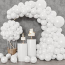 RUBFAC 129pcs White Balloons Different Sizes 18 12 10 5 Inch for Garland Arch,Party Latex Balloons for Birthday Party Wedding Anniversary Baby Shower Party Decoration by TinyTreasures Baby Boutique