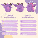 Utook Halloween Crochet Kit for Beginners，Crochet Starter Kits,Crochet Kits for Beginners Adults and Children, with Instructional Videos and Paper Tutorials, Holiday Gifts (Little Devil) by TinyTreasures Baby Boutique