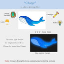 Sea Turtle Ocean Fish Wall Decals Glow in The Dark, Under The Sea Life Animals Stickers for Ceiling, Girls Boys Waterproof Decoration for Living Room Wall Bathroom Toilet by CozyNest Decor